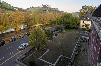 erweiterte Innenstadtlage der Insektenwiese der Agentur für Arbeit Würzburg