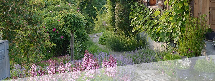 Steinhaufen und Totholz im Naturgarten