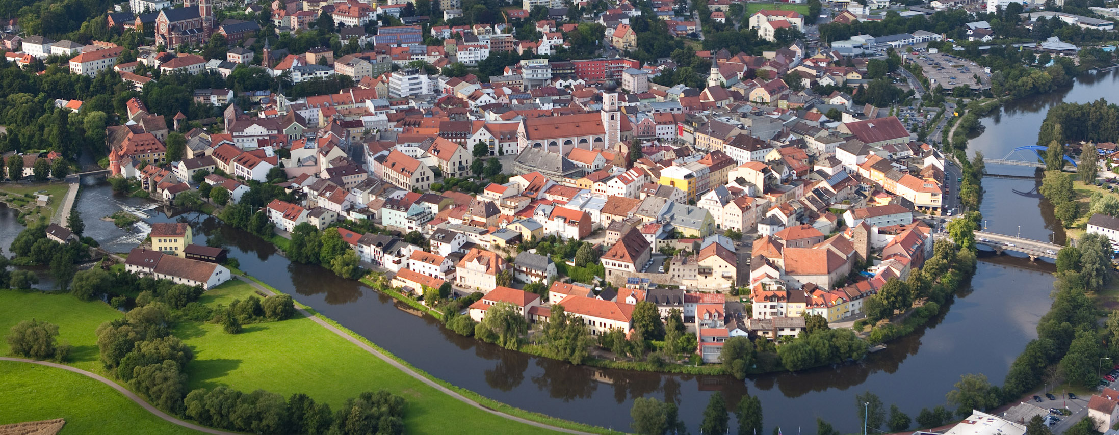 Stadtansicht Cham in der Oberpfalz Cham in der Oberpfalz