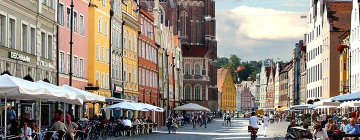 Stadt Landshut in Niederbayern