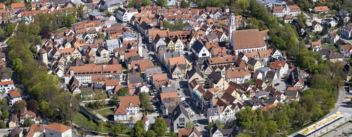 Stadt Schrobenhausen in Oberbayern