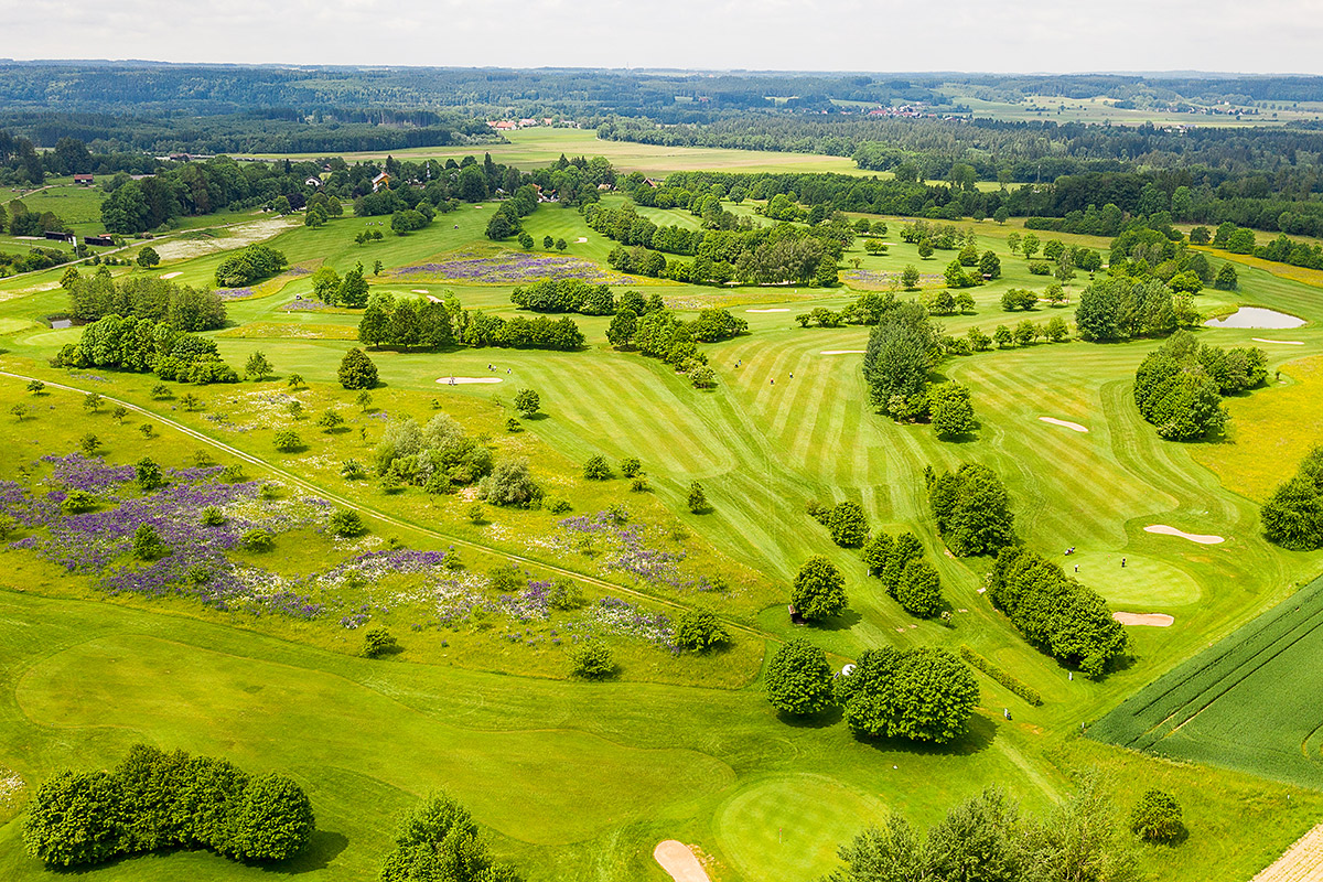 Luftaufnahme Golfplatz Memmingen
